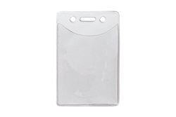 Vertical Anti-Print Transfer Material Badge Holder, Credit/Data Card Size