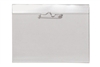 Clear Rigid Vinyl Name Tag Holder W/ Nickel Plated Steel Pin - 3" X 4" (QTY 100)