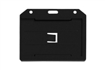 Black 2-sided Horizontal Multi-card Holder (QTY 100)