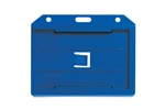 Blue 2-sided Horizontal Multi-card Holder (QTY 100)