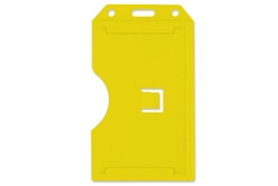 Yellow 2-sided Vertical Multi-card Holder (QTY 100)