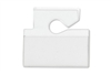 Clear Rigid Vinyl Horizontal Hang Tag Holder (QTY 100)