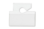 Clear Rigid Vinyl Horizontal Hang Tag Holder (QTY 100)