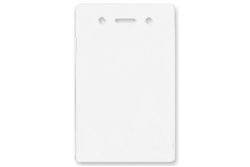 Clear Flexible Vinyl Vertical Proximity Card Holder (QTY 100)