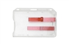 Frosted Horizontal 2-card Dispenser w/Red Extractor Slide (QTY 100)