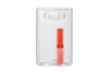 Frosted Vertical Card Dispenser w/Red Extractor Slide (QTY 100)