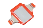 Neon Orange Vertical Arm Band Badge Holder (QTY 100)