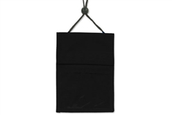 Black 3-pocket Credential Wallet W/ Pen Compartment W/ Adjustable Neck Cord (QTY 100)