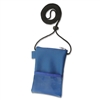 Royal Blue Large Vinyl Badge Holder w/Zip and Pen Holder (QTY 4 bags of 25)