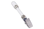 Clear Vinyl Strap Clip w/NPS Clip & "Narrow Middle" (100 QTY)