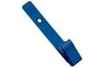 Royal Blue Vinyl Strap Clip w/2-Hole NPS Clip (100 QTY)