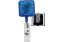 Translucent Blue Badge Reel (QTY 100)