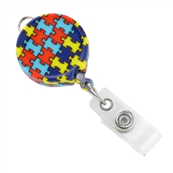 Autism Awareness Badge Reel (QTY 100)