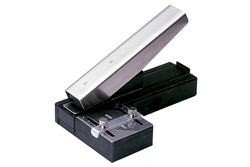 Stapler-Style Slot Punch w/Adjustable Guide