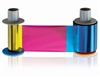 Fargo Half Panel Color Ribbon - YMCKO #45214 (850 prints) Full-color ribbon with resin black and clear overlay panel