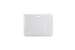 Heavy-duty Clear Vinyl Horizontal Proximity Card Holder (QTY 100)