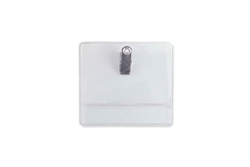 Premium Clear Vinyl Horizontal Display Holder - Clip-on, Credit/data Card Size (QTY 100)