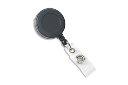 Round Badge Reel With Strap And Swivel Clip (QTY 100)