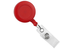 Round Badge Reel With Strap And Swivel Clip (QTY 100)