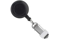 Round Badge Reel With Card Clamp And Swivel Clip (QTY 100)