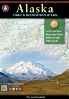 Alaska Road & Recreation Atlas, Benchmark Maps, Benchmark Atlas Parks, Trails, Peaks