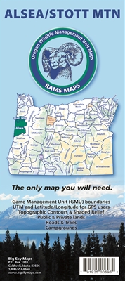 Alsea / Stott Mountain GMU MAP