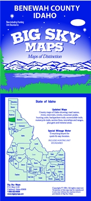 Benewah County, ID Map