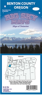 Benton County, OR Map