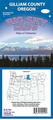 Gilliam County, OR Map