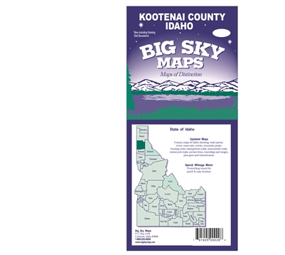 Kootenai County, ID Map