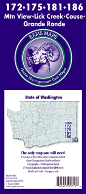 Mtn View/Lick Creek/Couse/Grande Ronde GMU Map