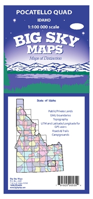 Pocatello Quadrangle Map