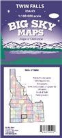 Twin Falls Quadrangle Map