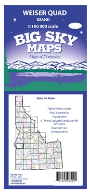 Weiser Quadrangle Map