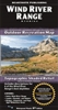 Hiking, ATV, Horseback, Fish, Hunt, Wind River Range, Hiking Maps, Topographic, Waterproof, Shaded Relief, Day Hikes, Campgrounds
