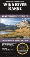 Hiking, ATV, Horseback, Fish, Hunt, Wind River Range, Hiking Maps, Topographic, Waterproof, Shaded Relief, Day Hikes, Campgrounds