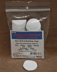 TCS Cleaning Patches 22 Caliber- 7mm