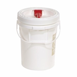 5-Gallon Pail with Screw Top Lid 12" x 16.75",  1/pkg