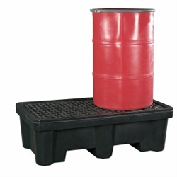 2-Drum Spill Pallet 29" x 53" x 16.5",  1/pkg