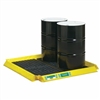 4-Drum SpillPalâ„¢ Portable Containment Unit 4' x 4' x 3",  1/pkg