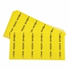 Tamperproof Seal Labels  2" x 6", 6/pkg