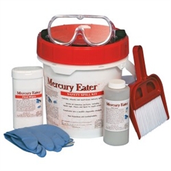 Mercury Spill Kit 7" x 10" x 9", 1/pkg