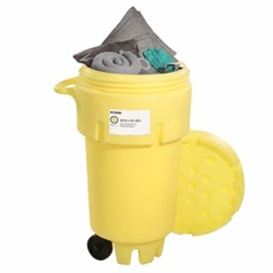 Universal 50-Gallon Wheeled Spill Kit 28.75" x 45.5", 1/pkg