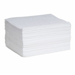 Oil-Only MeltBlown Pads (Medium Wt) 15" x 19", 100/pkg