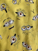 Minion Face Mask-child with ties