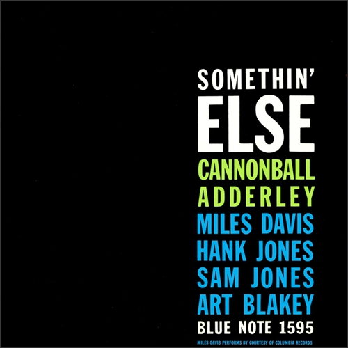 Cannonball Adderley - Somethin' Else Jacket Cover