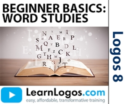 BEGINNER BASICS: Word Studies