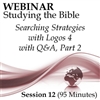 Webinar #12 Studying the Bible