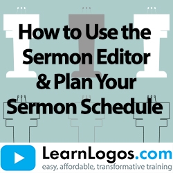 Sermon Editor