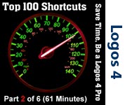 Top 100 Shortcuts for Logos 4 - Part 2/6 (Seminar/Webinar)